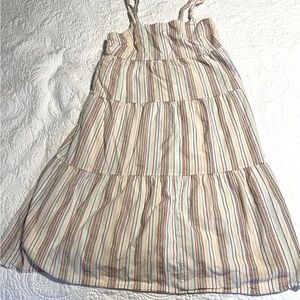 Madewell Whimsical Striped Cotton Dress